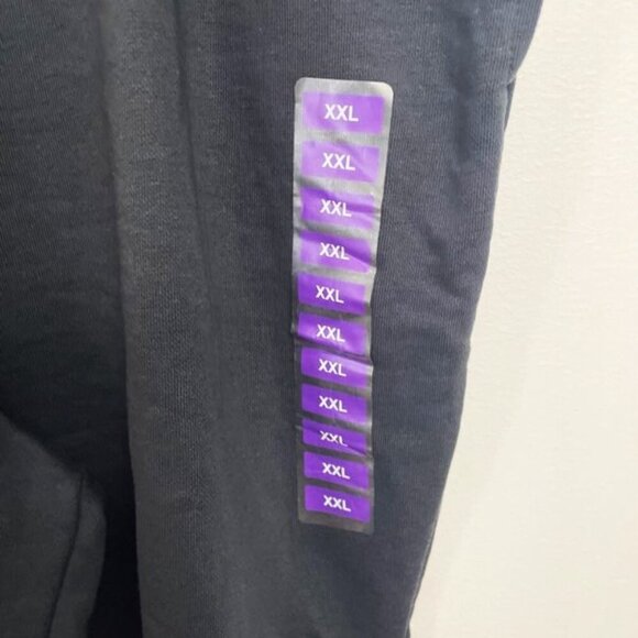 Champion Men's XXL Authentic Athleticwear French Terry Shorts Black Lounge - Picture 4 of 9